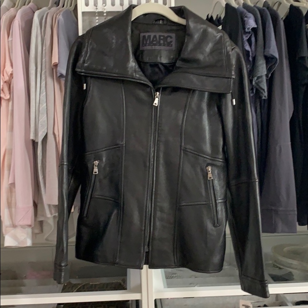 Andrew MARC Leather Jacket